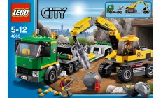 LEGO City 4203 - Grubenbagger mit Transporter