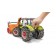 Bruder 03017 - Traktor Claas Axion 950 mit Schneeketten und Schneefräse